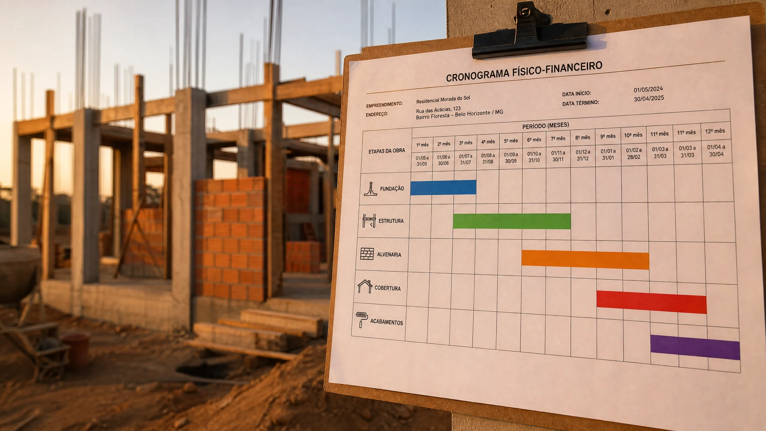 Quanto tempo leva para construir uma casa? Cronograma real por etapa